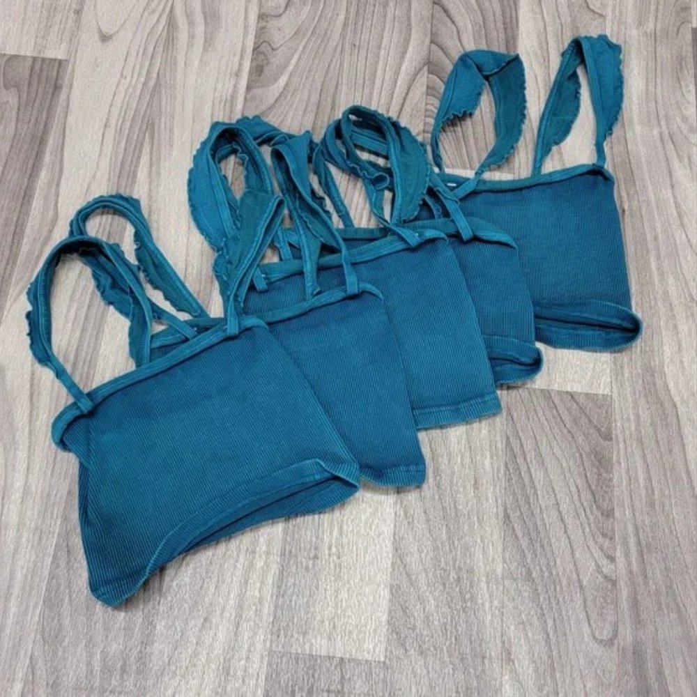 Free People Teal Top, size M/L - Picture 2 of 2